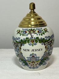 Original Delft Lidded New Jersey Jar