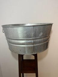 Large Galvanized Bucket