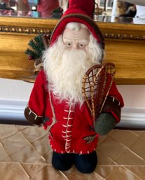 Plush Standing Santa Decor