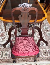 Stickley Carved Shell Chippendale Inspired Dining Chairs - 10 Chairs