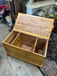 Solid Wooden Chest Storage Bench