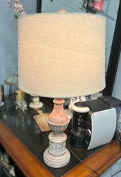 Rustic Wooden Base Table Lamp