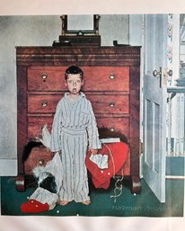 Norman Rockwell The Truth About Santa Framed