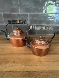 Vintage Copper Tea Kettles