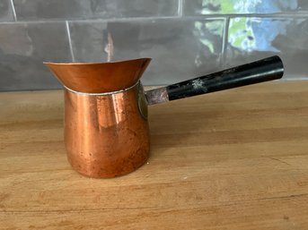 Copper Side Handle Coffee Pot