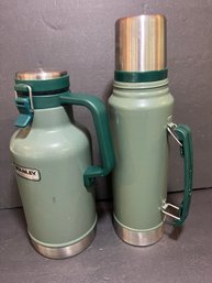 Pair Of Stanley Thermos