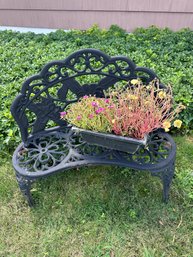 Wrought Iron Garden Bench