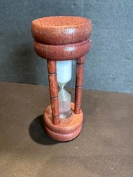 Vintage Wooden Hourglass Sand Timer