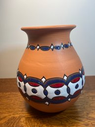 Sanguino Toledo Signed Hand Painted Spanish Vase