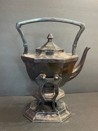 Antique Wilcox Teapot With Stand