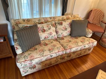 Ethan Allen Floral Sofa