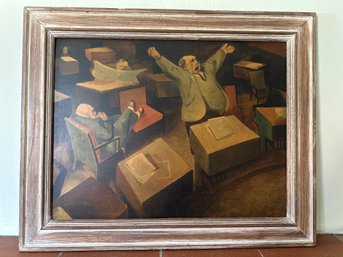 Framed The Senate 1935 - NYGS William Gropper