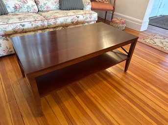 Restoration Hardware Wood Coffee Table