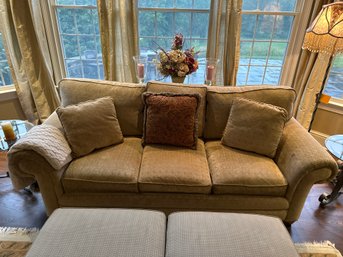 Bassett Beige Colored Sofa 2