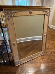 Decorative Floral Design Carved Victorian Style Mirror