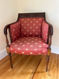 Mahogany Ribbon And Wheat Armchair - Stickley