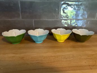 Vintage Japanese Lotus Bowls