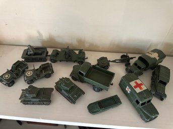 Vintage Collection Of Dinky Toys -military