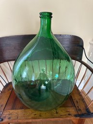 Oversized Emerald Glass Vase