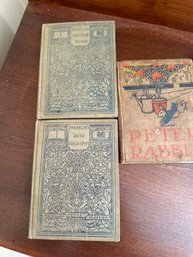 Vintage Classics Collectable Books-Peter Rabbit,  Mr Turtle's Flying Adventure, Stevensons Treasure Island &