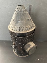19th Century Tin Candle Lantern