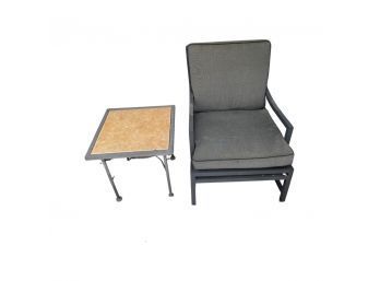 Outdoor Chair With Side Table