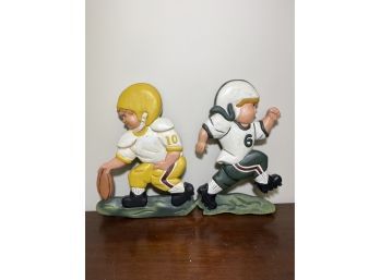 Wooden Football Players