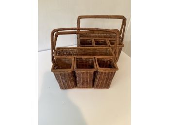 Silverware And Napkin Basket Caddy