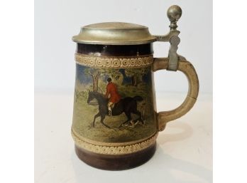 Marzi And Remy Beer Stein With English Hunting Theme