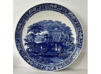 Blue And White English Transferware  Plate