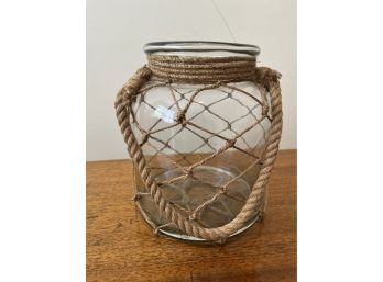 Decorative Hanging Glass Jar