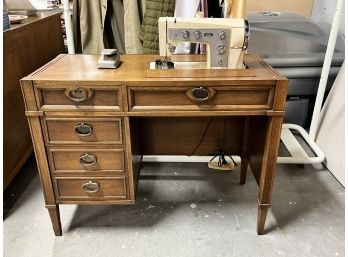 Vintage Console Sewing Machine