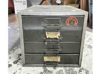 Vintage Tool Chest With Nuts/Bolts/Screws