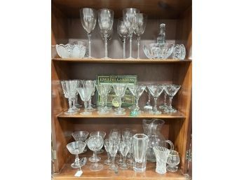 Mixed Lot Of Crystal And Stemware