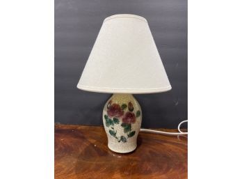 Petite Mosaic Rose Lamp