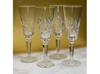 Lenox Charleston Crystal Champagne Flutes - Set 1 Of 2