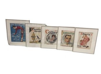 Vintage Magazine Covers - Framed