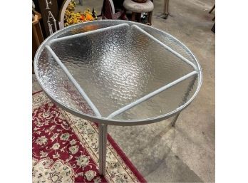 Sturdy Outdoor Glass Table