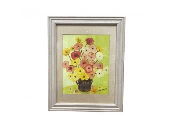 Bright Colored Floral Painting