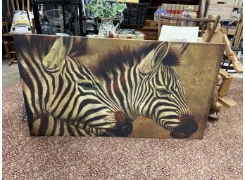 Large Zebra Canvas Print