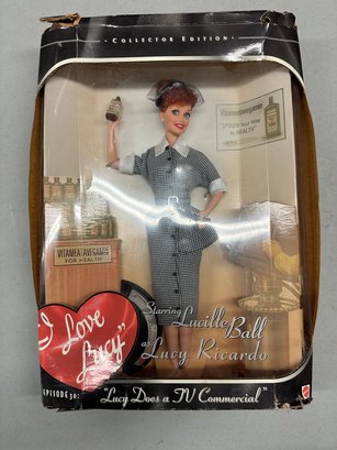 WOW - Rare, I Love Lucy,  Lucy Does A Commercial,  1997, Barbie Doll, Original Box Damaged