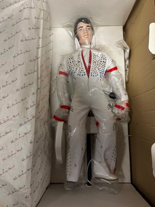 Danbury Mint Elvis Presley Doll In Original Box And Packaging