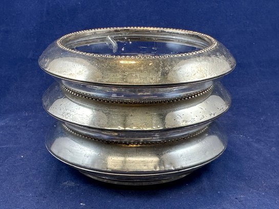 Trio Of Sterling Silver Coasters