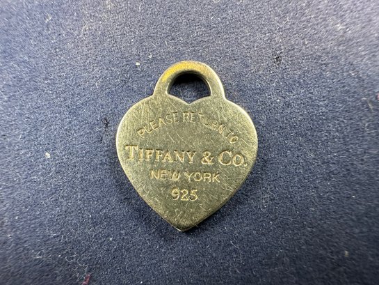 Tiffany & Co. Sterling Silver Tag Charm