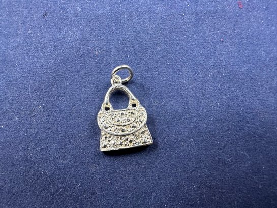Sterling Silver Purse Charm