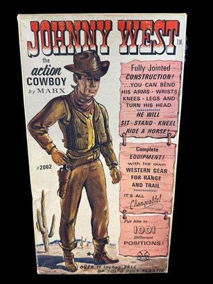 Vintage Johnny West The Action Cowboy Doll By Marx
