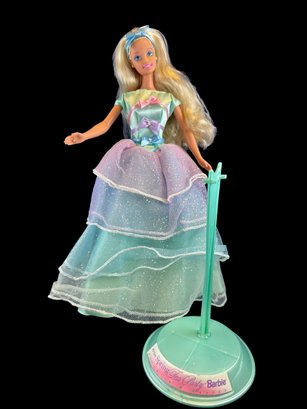 Spring Tea Party, 1997, Avon Exclusive, Barbie, With Stand, EUC, 12 Inches Tall