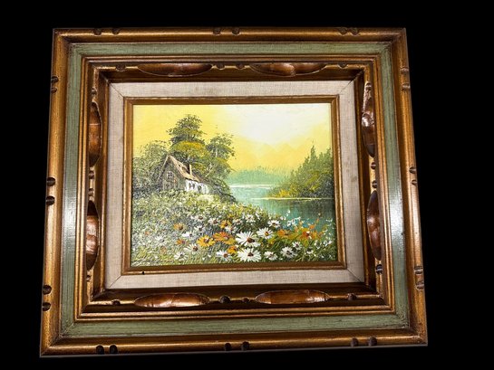Vintage Signed Oil Painting, By Henderson