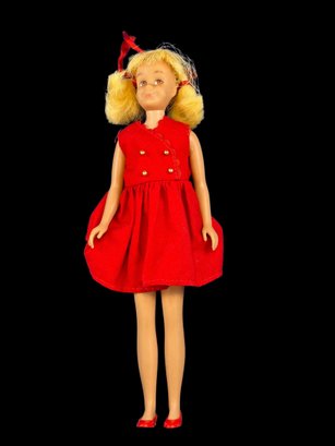 Vintage Skipper Red Sensation, Mattel, 1963, Barbie, Stamped, Antique Dolls