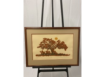 Spreading Oak Serigraph By Thelma Fowler - Artist Proof